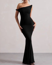 One-Shoulder Bodycon Long Dress