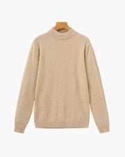 Essential Ribbed Mock Neck Sweater