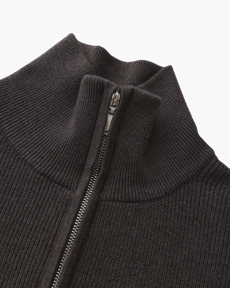 Refined Half-Zip Knit Pullover