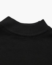 Essential Ribbed Mock Neck Sweater