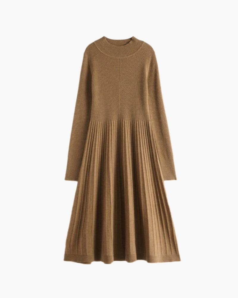 Pure Cashmere Flare Dress