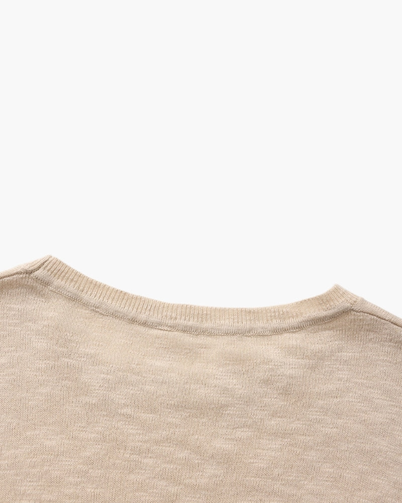 Linen Cotton Essential Crewneck