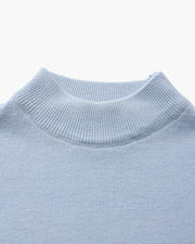 Essential Ribbed Mock Neck Sweater