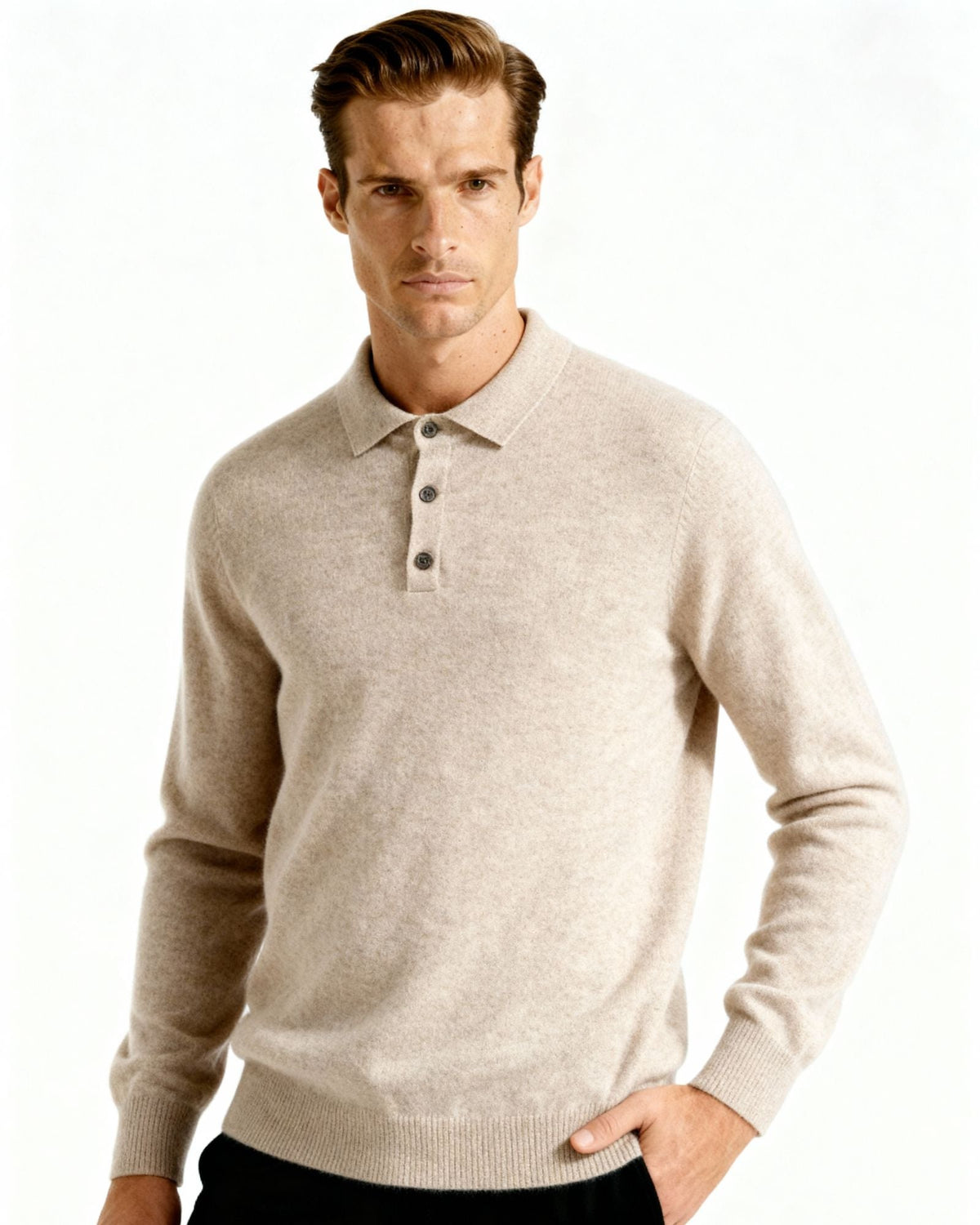 100% Cashmere Polo
