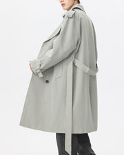Classic Double-Breasted Trench Coat
