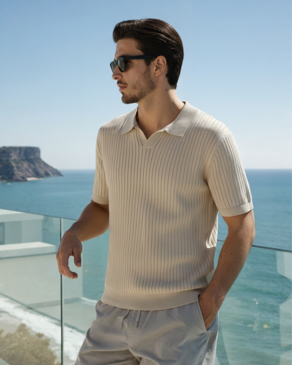 Premium Ribbed Polo